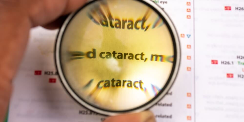 Cataract eye care